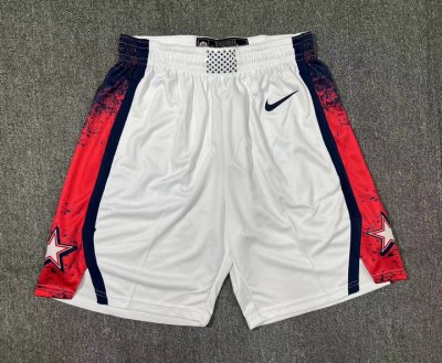 Short Nike 2024 USA Basketball Blanc